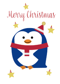 クリスマスのペンギン