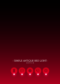 - SIMPLE ANTIQUE RED LIGHT -