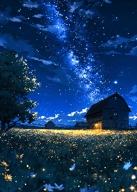 Stars above the farm