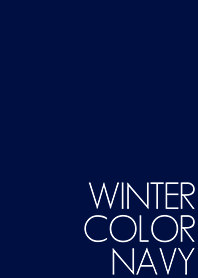 WINTER COLOR NAVY.