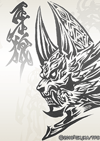 牙狼<GARO> 牙狼モノクロ筆絵ver
