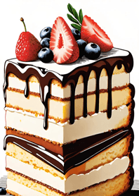 Fluffy Cake Birthday pZxZ0