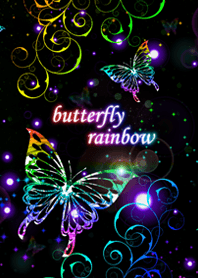 butterfly rainbow
