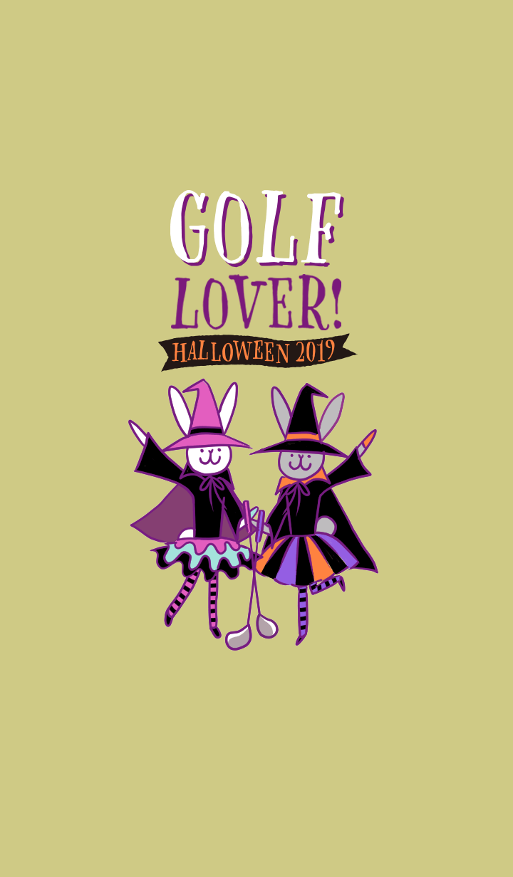Golf Lover! Play golf in Halloween