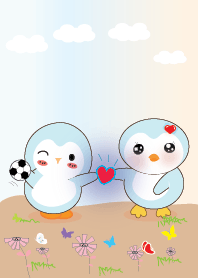 I am a blue penguin