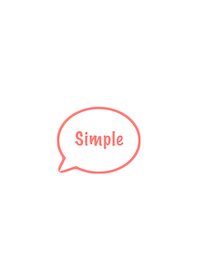 The Simple Speech bubble No,1-W16