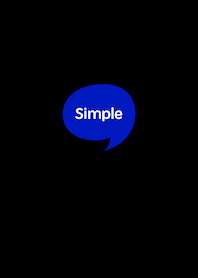 The Simple Speech bubble Black No.2-06