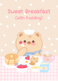 มื้อเช้าแสนหวานกับเจ้าหมีพุดดิ้ง