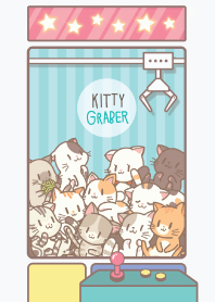 ตู้คีบแมวเหมียว : สีฟ้า/พีช