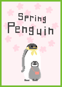 Pixel Art animal --- Penguin <<spring>>