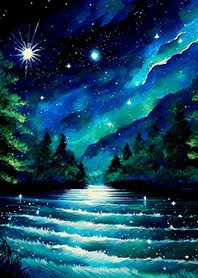 Beautiful starry night view#1533