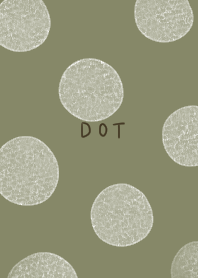 Khaki beige and sophisticated polka dots
