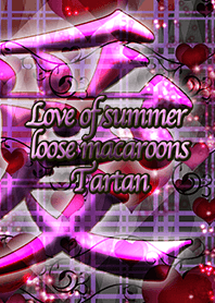 Love of summer loose macaroons Tartan