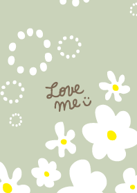 A white flower is pretty Green4 Japan