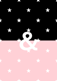 星・ブラック&ピンク