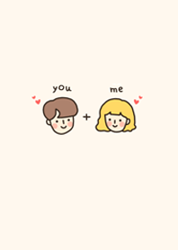 you + me =