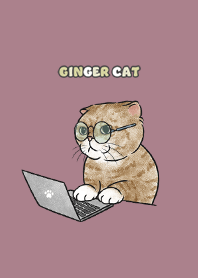 gingercat9 - dark rose