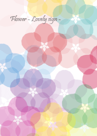 Flower - Lovely sign - Vol.1