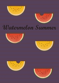 Watermelon summer + grape purple
