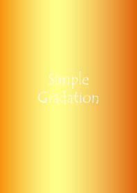 Simple Gradation -GLOSSY ORANGE-