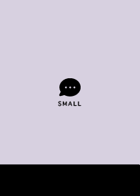 Small Button - Black&Lilac