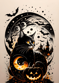 halloween cat ccD63C