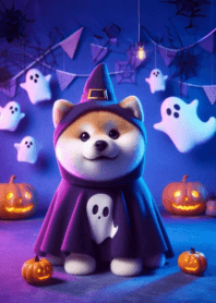 Shiba chubby Halloween n.1