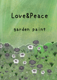 Oil painting art [garden paint 190]