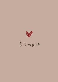 Beige and burgundy hearts.