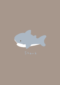shark simple brown