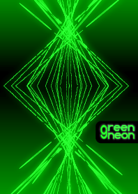 lampu neon hijau 2 WV