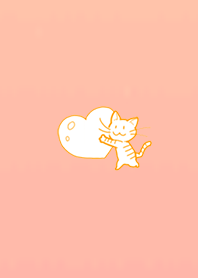 Simple heart cat c