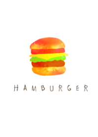 Chic hamburger illust