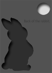 Back of the rabbit BLACK