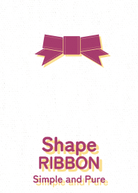 Shape RIBBON snowman