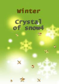 Winter<Crystal of snow4>