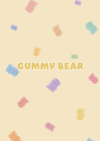 yammy gummy bear2 / pale yellow