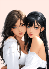 GL 걸즈 러브, 유리, 커플 01 분홍색 02