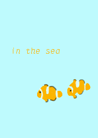 in the sea