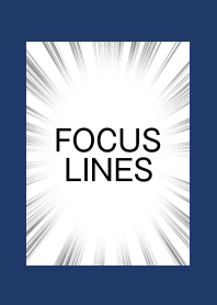 集中線の着せかえ/ネイビーブルー