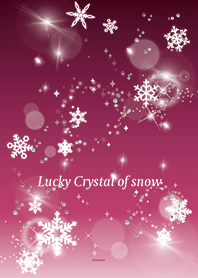 ピンク / 全運気が上がる!雪の結晶