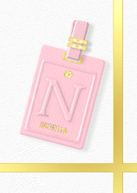 Initial N / Pink Leather