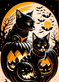 halloween cat F0aBc9