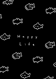 Small Shark(pattern)-black.