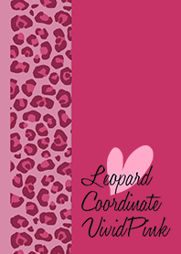 Leopard Coordinate*Vivid Pink