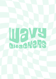 Y2K WAVY CHECKERS / GREEN