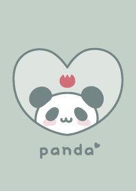 Panda Tulips [Dullness Green]