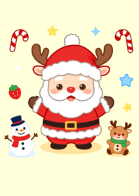 Pale Yellow Christmas b464