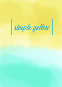 simple yellow -Tiedye-
