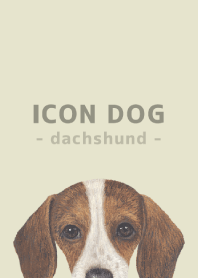 ICON DOG - dachshund - PASTEL YE/04
